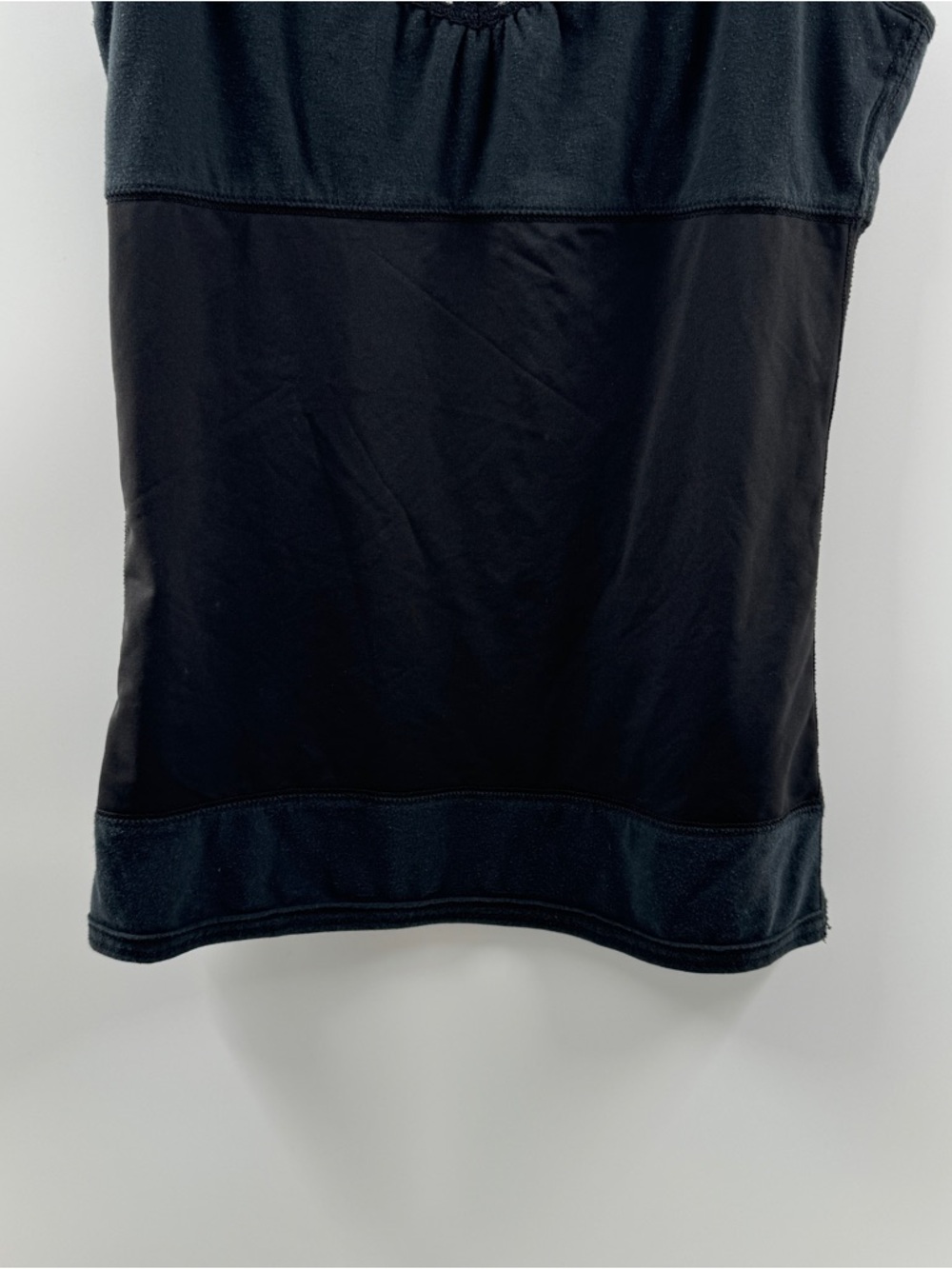 Two Tone Black Tank Camisole – Y2K Layering Staple - Picture 3 of 8